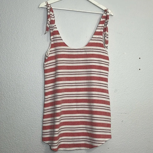 Lovers + Friends Everglades Mini Dress Sleeveless Linen Blend Womens Size Small - Picture 3 of 15